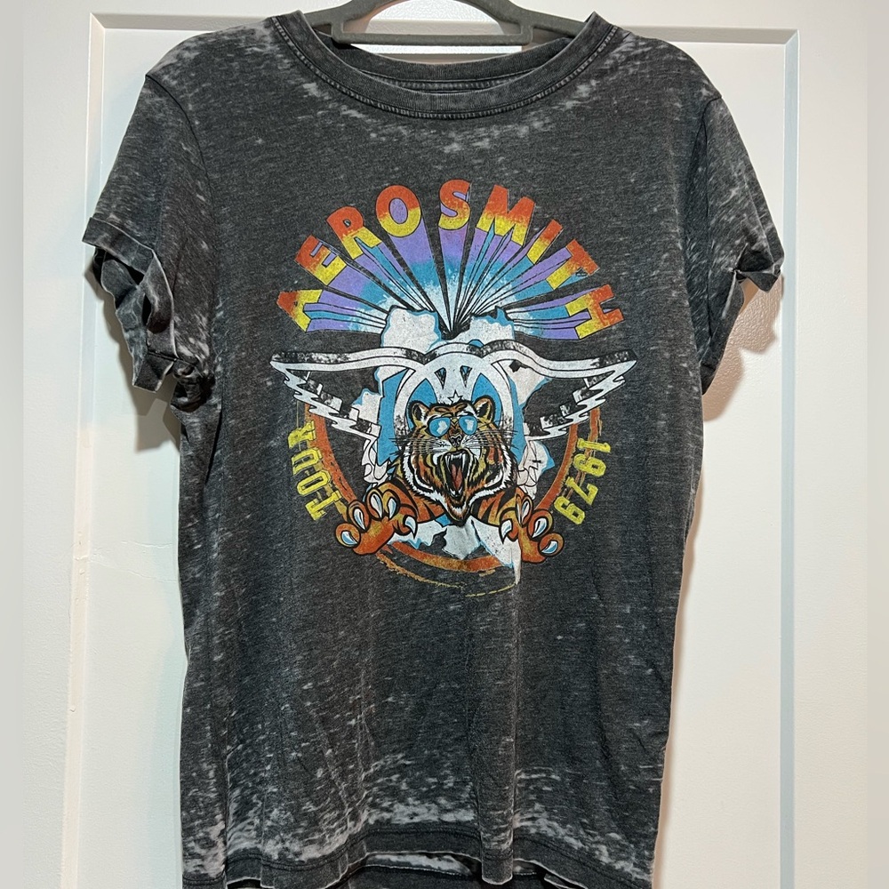 Recycled Karma Gray Mineral-Wash Tee